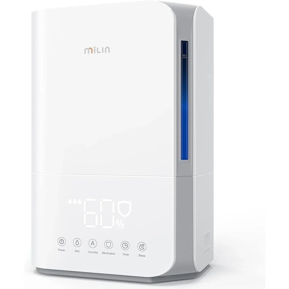 Milin Sterlizing Humidifier for Bedroom Large Room 4L Big Capacity Water Tank
